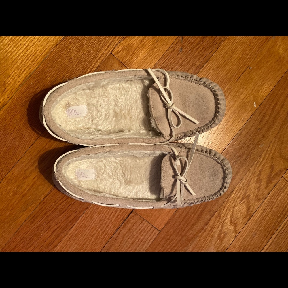 Moccasins only worn once and not even outside